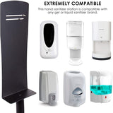 Hand Sanitizer Stand for Universal Soaps/Cleansers/Etc Steel Glossy – Stand Up Hand Sanitizer Station – 49-inch Hand Sanitizer Dispenser Floor Stan(Stand Only)