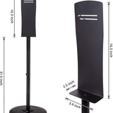 Hand Sanitizer Stand for Universal Soaps/Cleansers/Etc Steel Glossy – Stand Up Hand Sanitizer Station – 49-inch Hand Sanitizer Dispenser Floor Stan(Stand Only)