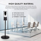 Hand Sanitizer Stand for Universal Soaps/Cleansers/Etc Steel Glossy – Stand Up Hand Sanitizer Station – 49-inch Hand Sanitizer Dispenser Floor Stan(Stand Only)